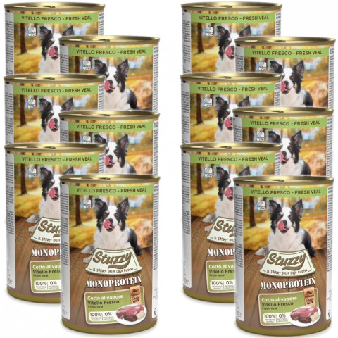 STUZZY Monoprotein Telecí – mokré krmivo pro psy – 12x400g - Fotogalerie 1