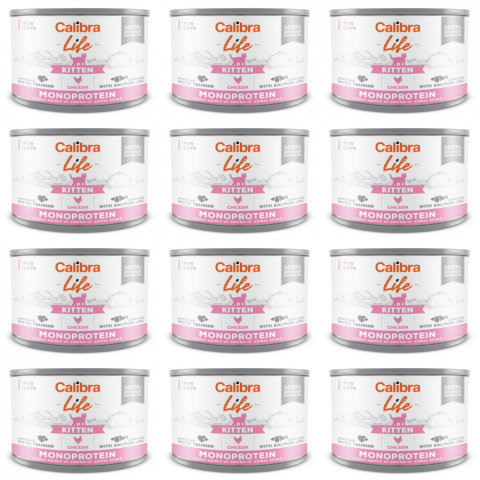 CALIBRA Cat Life Kitten Chicken - mokré krmivo pro kočky - 12x200g - Fotogalerie 1