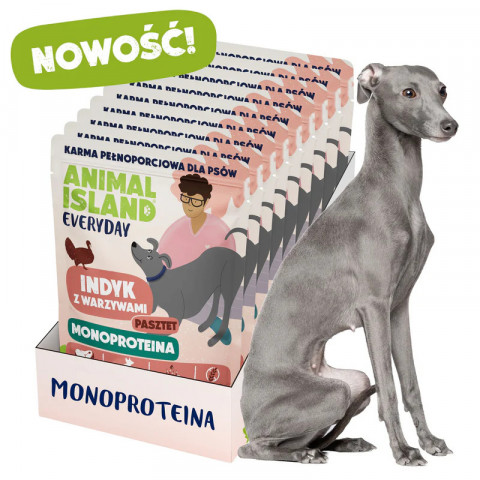 ANIMAL ISLAND Everyday Monoprotein Turkey - mokré krmivo pro psy - 9x300g - Fotogalerie 1