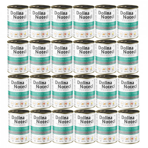 DOLINA NOTECI Premium Bohatá na perličku s jablkem – mokré krmivo pro psy – 24×400 g - Fotogalerie 1