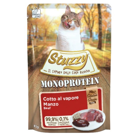 STUZZY Monoprotein Beef - mokré krmivo pro kočky - 85 g - Fotogalerie 1
