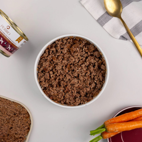 PERRO Duck with carrot - vlhké krmivo pro psy - 800g - Fotogalerie 2