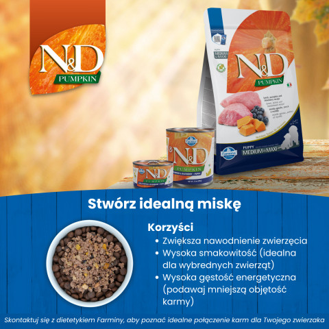 FARMINA N&D Pumpkin Mini Puppy - suché krmivo pro psy - 2,5 kg - Fotogalerie 4