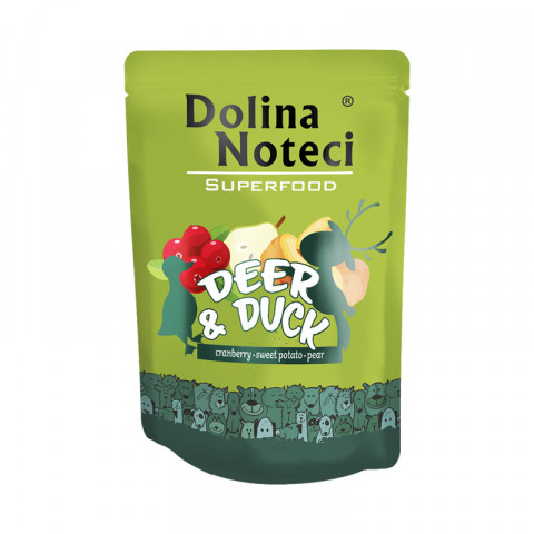 DOLINA NOTECI Superfood Deer with a duck - vlhké krmivo pro psy - 300g - Fotogalerie 1