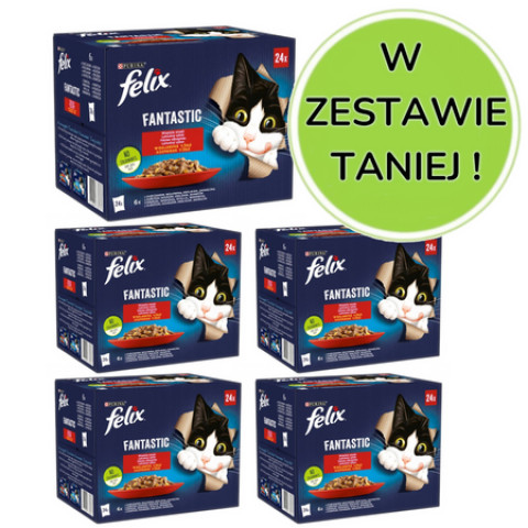 PURINA Felix Fantastic: venkovské chutě - krmivo pro kočky - 120x85g - Fotogalerie 1