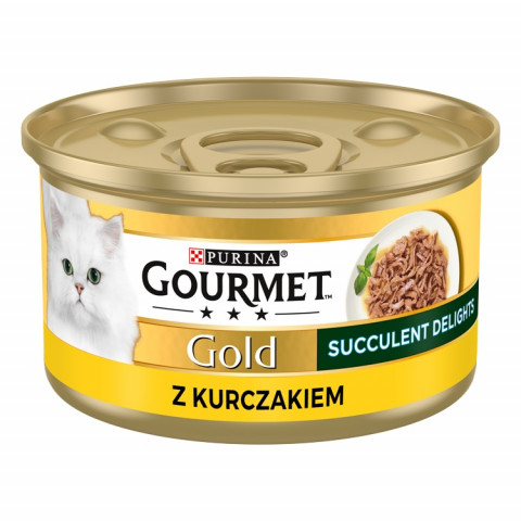 PURINA Gourmet Gold Succulent Delights Chicken - mokré krmivo pro kočky - 85g - Fotogalerie 1
