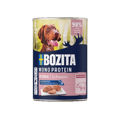 BOZITA Monoprotein Pate Pork - vlhké krmivo pro psy - 400g - Fotogalerie 1