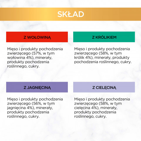 PURINA GOURMET GOLD Mousse Mix 4 příchutě - mokré krmivo pro kočky - 96x85g - Fotogalerie 6