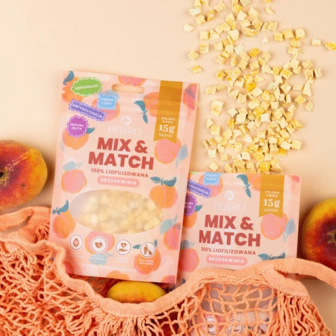 PERRO Mix & Match Peach - pamlsek pro psa - 15g - Fotogalerie 3