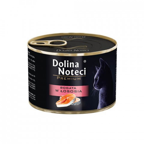Dolina Noteci Premium bohaté na losos - mokré krmivo pro kočky - 185 g - Fotogalerie 1