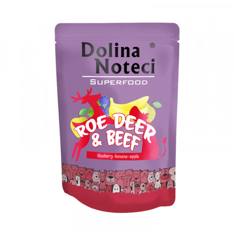 DOLINA NOTECI Superfood Roe deer and beef - vlhké krmivo pro psy - 300g - Fotogalerie 1