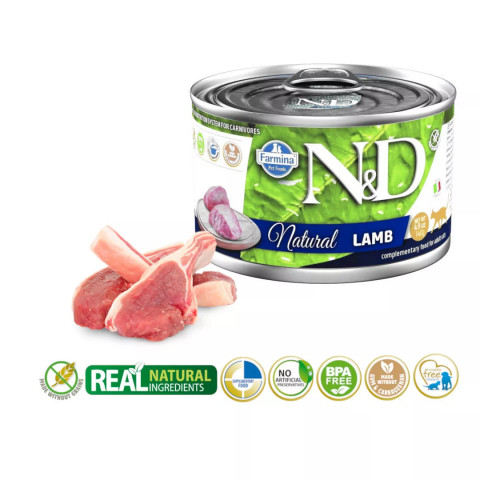 FARMINA N&D Cat Natural Lamb - vlhké krmivo pro kočky - 6x140 g - Fotogalerie 2