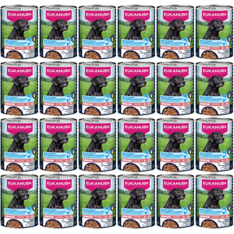 EUKANUBA Life Care Senior Bohatá na pstruha a batáty - vlhké krmivo pro psy - 24x400g - Fotogalerie 1