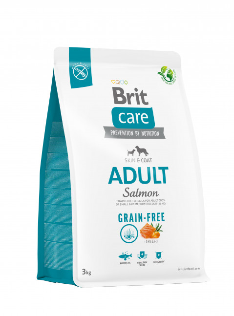 Suché krmivo pro dospělé psy - BRIT Care Grain-free Adult Salmon - 3 kg - Fotogalerie 2