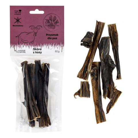 ZOYA Goat skin - pamlsek pro psa - 80g - Fotogalerie 2