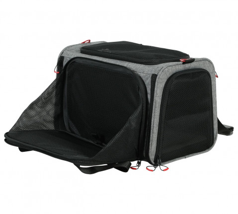 Přepravní taška pro psy a kočky s dodatečným prostorem ZOLUX NOMAD M 44 × 28 × 28 cm - Fotogalerie 11