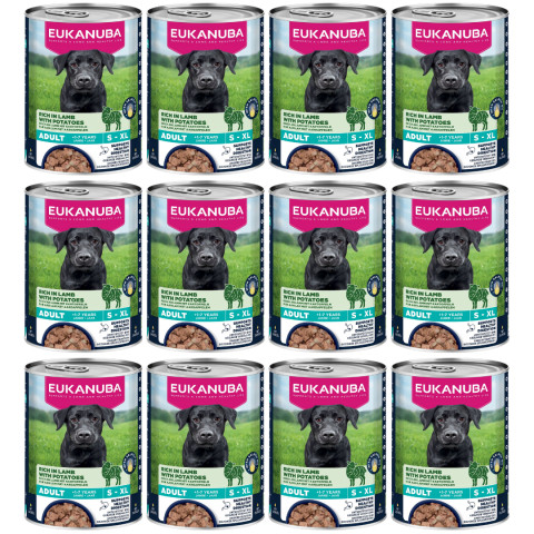 EUKANUBA Life Care Bohatá na jehněčí a brambory - mokré krmivo pro psa - 12x400g - Fotogalerie 1