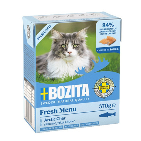 BOZITA Fresh Menu Sterilised Arctic char - mokré krmivo pro kočky - 370g - Fotogalerie 1