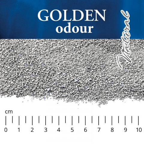 GOLDEN Odour Natural - bentonitové stelivo - 7kg - Fotogalerie 3