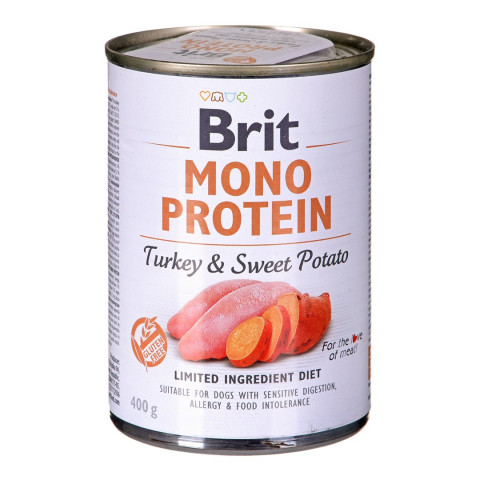 BRIT Mono Protein Turkey & Sweet potato - vlhké krmivo pro psy - 6x400g - Fotogalerie 2
