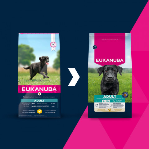 EUKANUBA Adult L XL Rich in chicken - suché krmivo pro psy - 15kg - Fotogalerie 3
