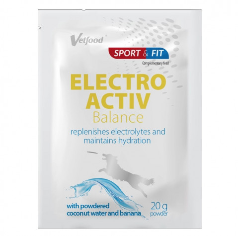 VETFOOD Electroactiv Balance Banana - doplňky stravy pro psy a kočky - 20g - Fotogalerie 1