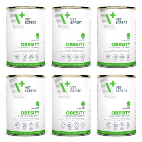 VETEXPERT Veterinary Diet Obesity Dog - vlhké krmivo pro psy - 6x400g - Fotogalerie 1