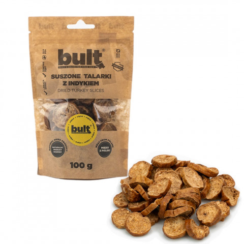 BULT Dried turkey slices - pamlsek pro psa - 100g - Fotogalerie 2