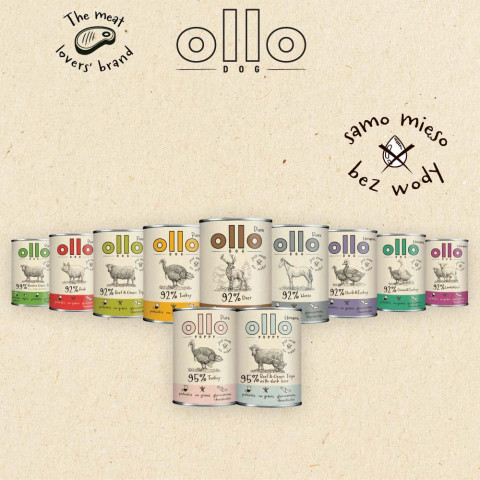 OLLO Pure Turkey - vlhké krmivo pro psy - 850g - Fotogalerie 2