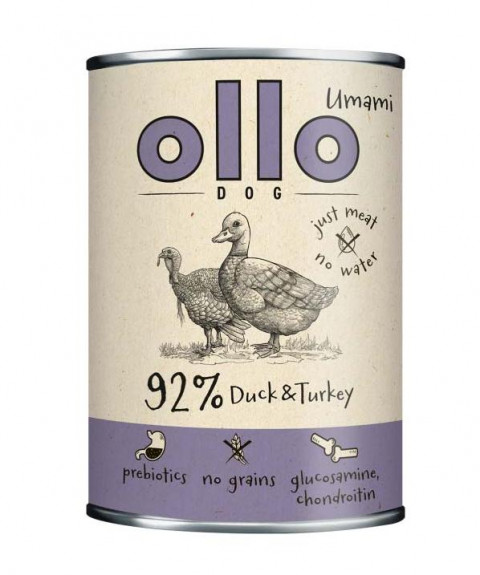 OLLO Umami Duck and turkey - vlhké krmivo pro psy - 400g - Fotogalerie 1