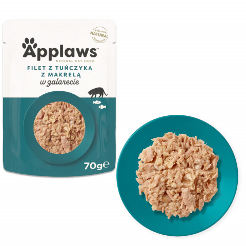 APPLAWS Cat Smíšené příchutě v želé a vývaru - mokré krmivo pro kočky - 20x70g - Fotogalerie 22