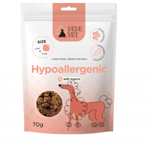 PEPE Vet Hypoallergenic Insect - pamlsek pro psa - 70g - Fotogalerie 1