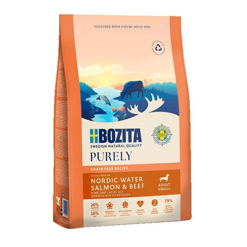 BOZITA Purely Adult Small Salmon and beef - suché krmivo pro psy - 2,5 kg - Fotogalerie 1