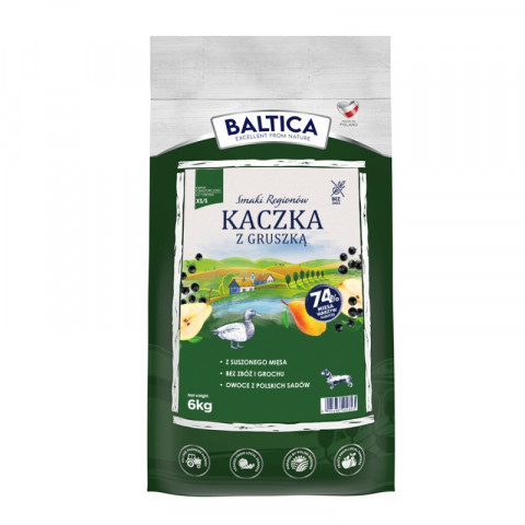 BALTICA Smaki regionów Small breeds Duck with pear - suché krmivo pro psy - 6kg - Fotogalerie 1