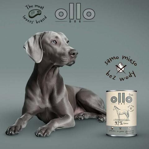 OLLO Pure Kůň Mono - mokré krmivo pro psy - 850g - Fotogalerie 6