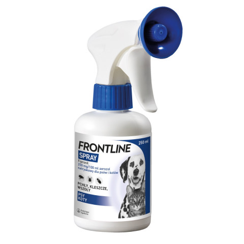 FRONTLINE Sprej proti blechám a klíšťatům pro psy a kočky - 250 ml - Fotogalerie 1
