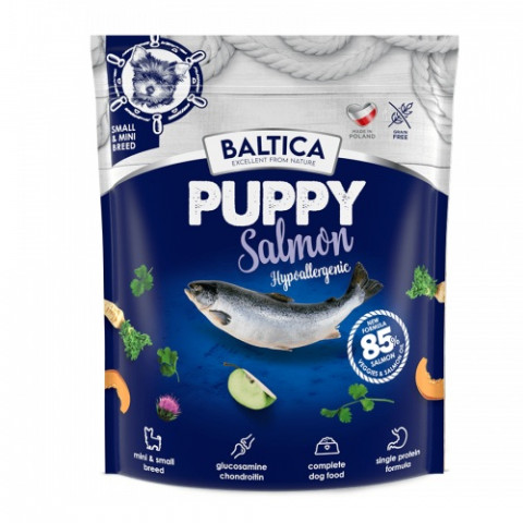 BALTICA Excellent Puppy Salmon Hypoallergenic Small breeds - suché krmivo pro psy - 1kg - Fotogalerie 1