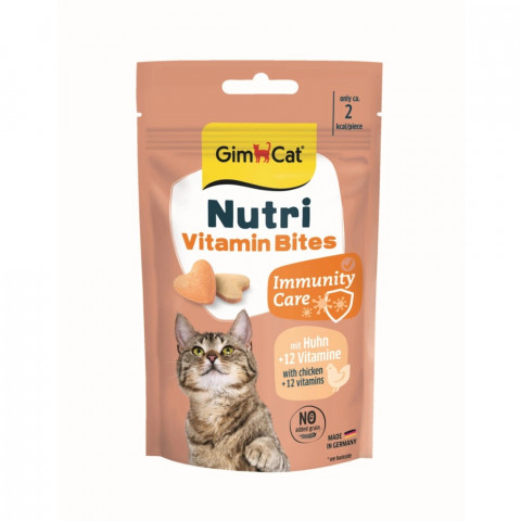 GIMCAT Nutri Vitamin Bites - pamlsek pro kočky - 40g - Fotogalerie 1