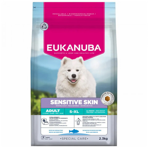 EUKANUBA Special care Sensitive skin Mono - suché krmivo pro psy - 2,3kg - Fotogalerie 1