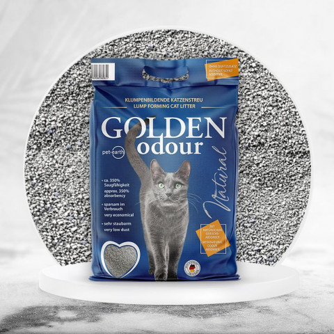GOLDEN Odour Natural - bentonitové stelivo - 7kg - Fotogalerie 2