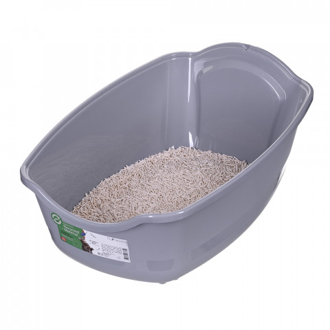 DIAMENTIQ BAYA white/light grey - kočičí toaleta - 55,5 x 40 x 38,7 cm - Fotogalerie 7