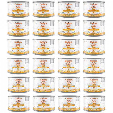 CALIBRA Cat Life Sterilised Turkey - mokré krmivo pro kočky - 24x200g - Fotogalerie 1