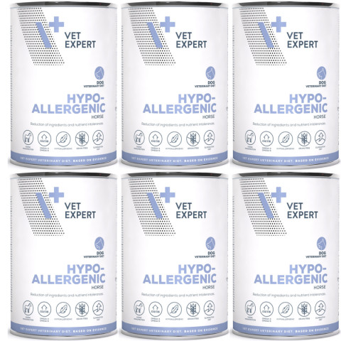 VETEXPERT Hypoallergenic Kůň Mono - vlhké krmivo pro psy - 6x400g - Fotogalerie 1