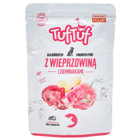 TUF TUF with pork and potatoes - vlhké krmivo pro psy - 24x100g - Fotogalerie 2