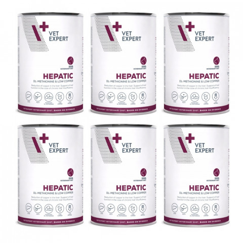 VETEXPERT Veterinary Diet Hepatic Dog - vlhké krmivo pro psy - 6x400g - Fotogalerie 1