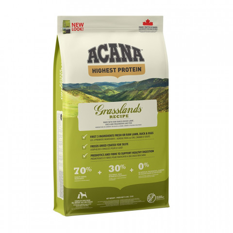 ACANA Highest protein Grasslands Dog - suché krmivo pro psy - 11,4kg - Fotogalerie 1