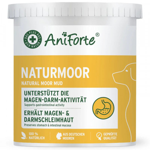 ANIFORTE Natural moor mud - doplňky stravy pro psy a kočky - 300g - Fotogalerie 1