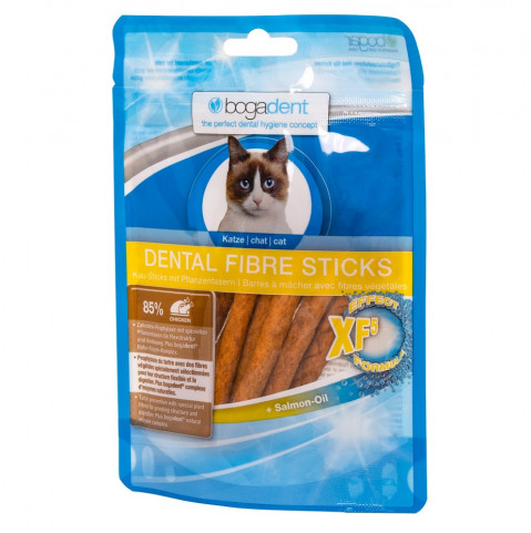 BOGAR Bogadent Dental fibre sticks Chicken - pamlsek pro kočky - 50g - Fotogalerie 1
