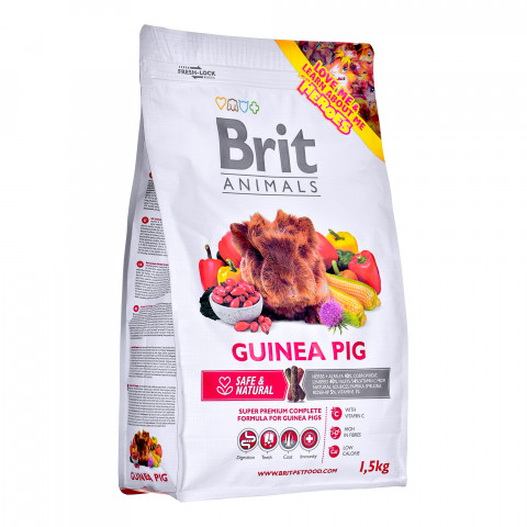 BRIT Animals Guinea Pig Complete - suché krmivo pro morčata - 1,5 kg - Fotogalerie 1