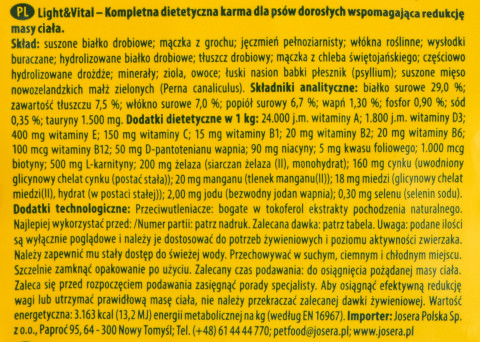 JOSERA Adult Light & Vital - suché krmivo pro psy - 6x900g - Fotogalerie 5